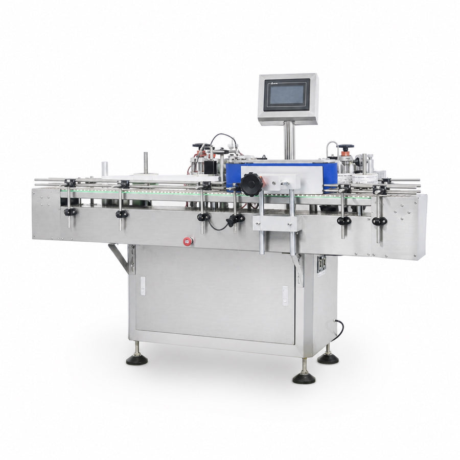 Leadlife LLA-A5 automatic self-adhesive round bottle labeling machine front view