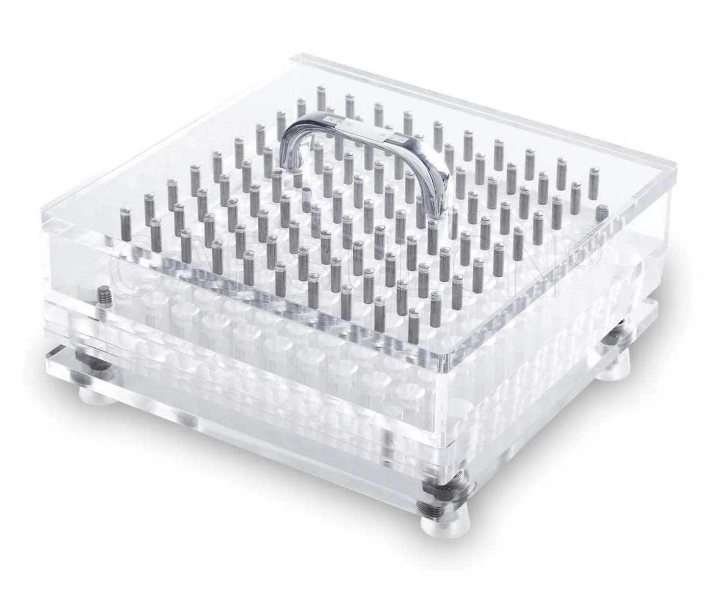 
                  
                    Bundle — 1,000 clear empty vegetarian (HPMC) capsules with 100-hole capsule filler, Size {00/0/1/…}
                  
                