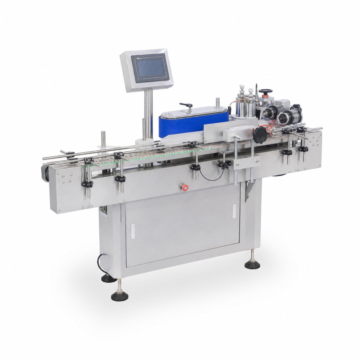 
                  
                    Leadlife LLA-A5 automatic self-adhesive round bottle labeling machine angled view
                  
                