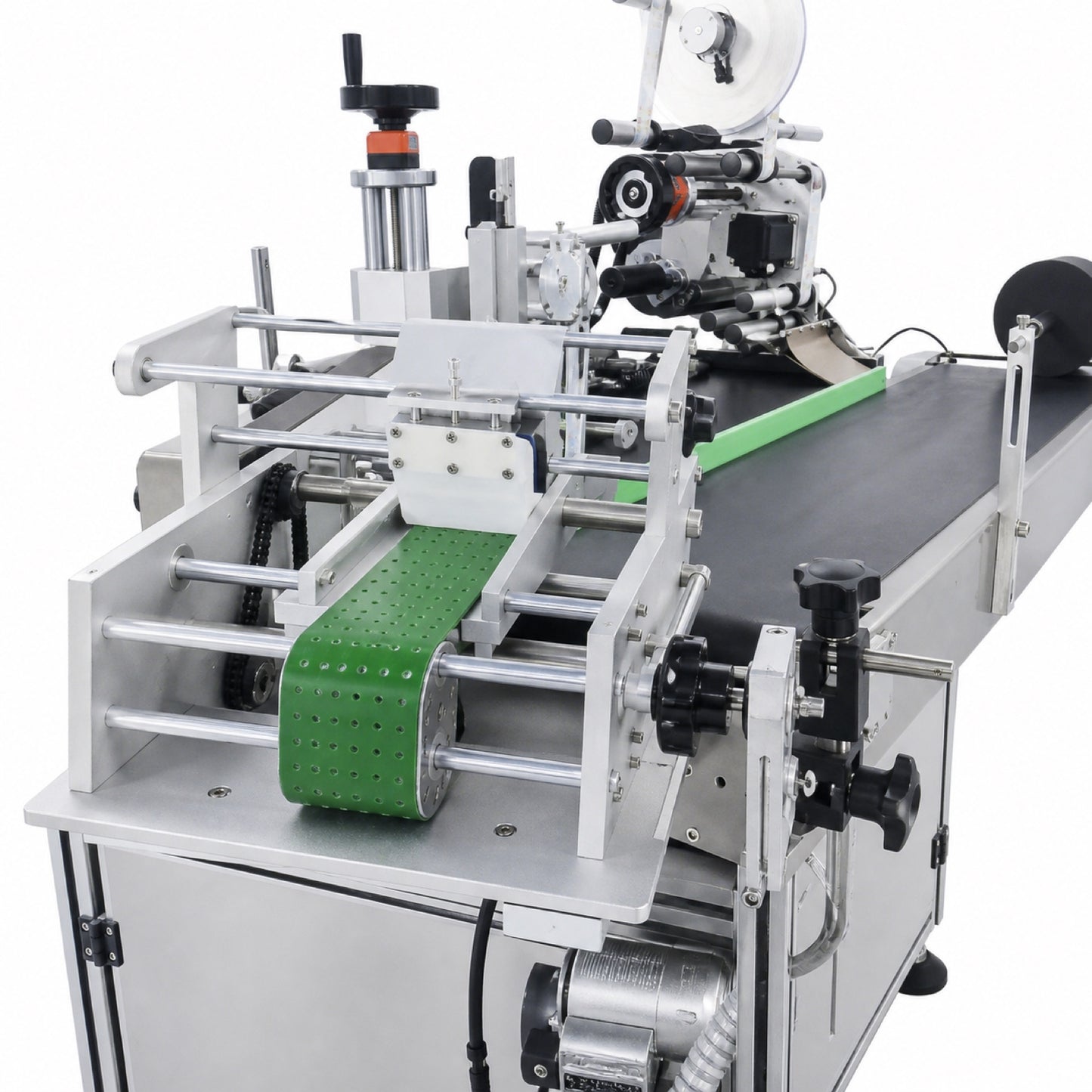 
                  
                    Leadlife LLA-A7 card labeling machine perforated vacuum feed belt and stack guide
                  
                