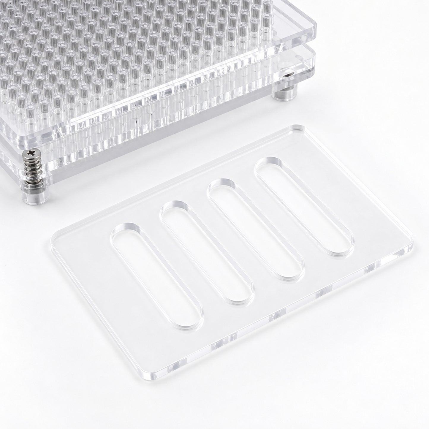 
                  
                    187-hole manual capsule filling machine Acrylic Pro component detail
                  
                