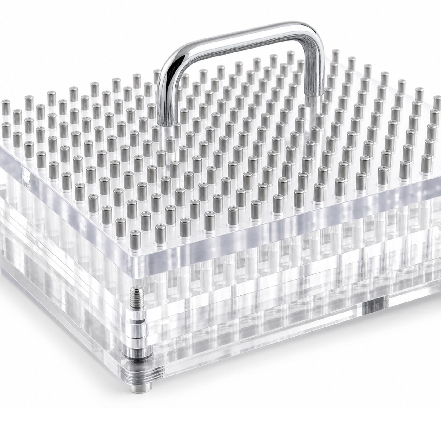 187-hole manual capsule filler Acrylic Pro capsule tray detail
