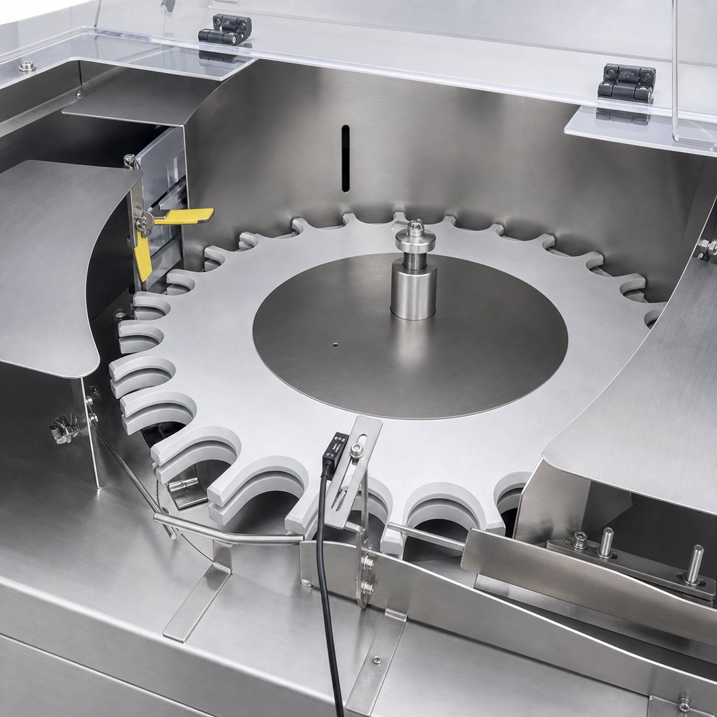 
                  
                    Automatic Bottle Unscrambler and Feeding Turntable for Packaging Lines
                  
                