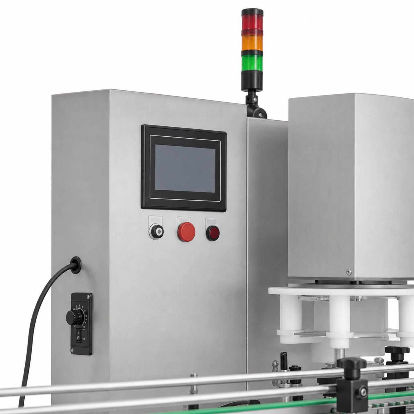 
                  
                    Automatic cotton inserter for bottling lines — detail view
                  
                