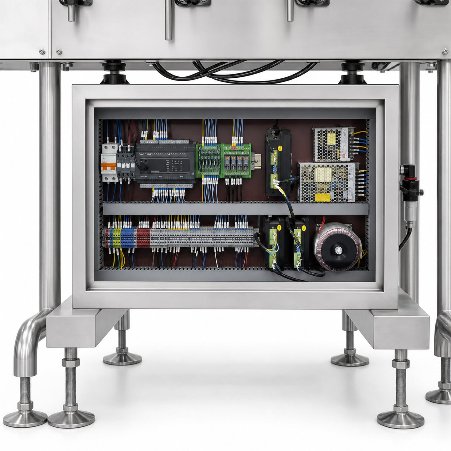 
                  
                    Automatic cotton inserter for bottling lines — detail view
                  
                