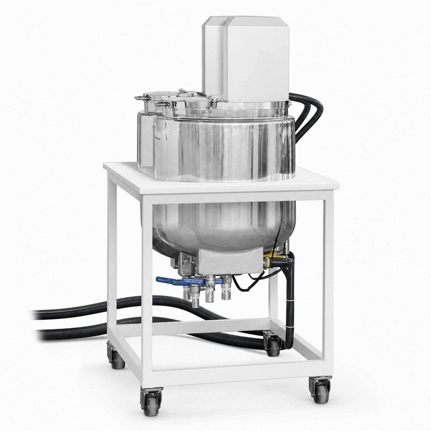 
                  
                    Automatic cream filling machine — close-up view
                  
                