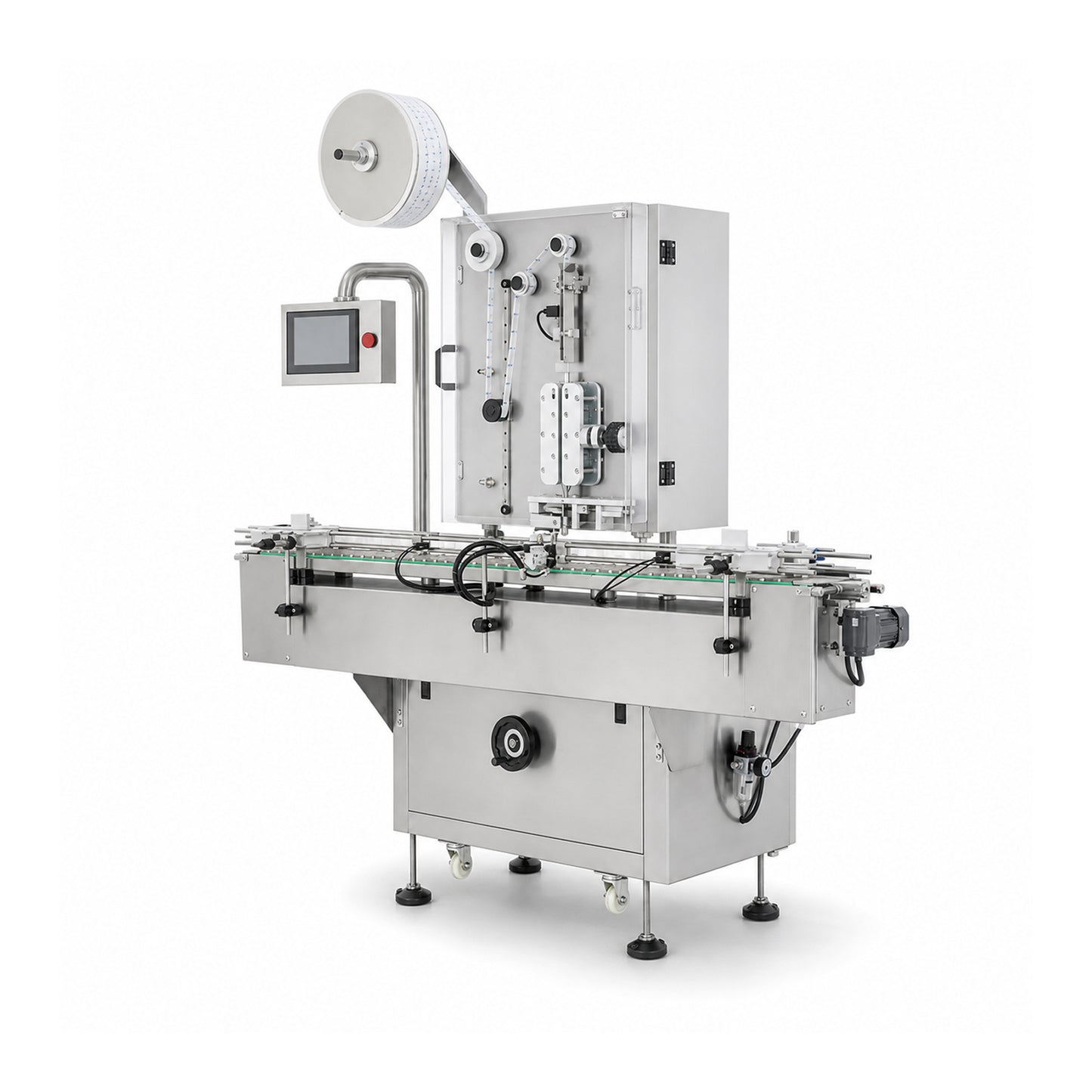 
                  
                    Automatic desiccant inserter for bottling lines — front view
                  
                