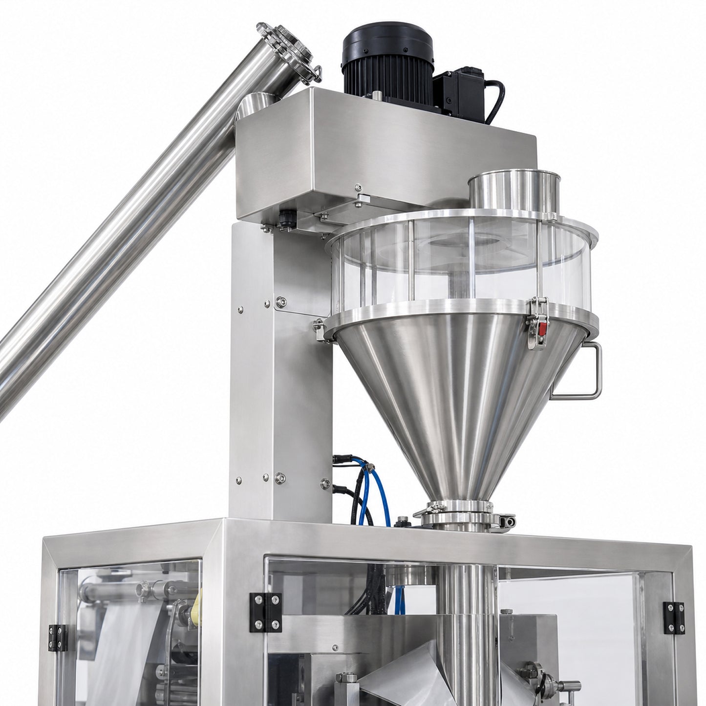 
                  
                    Leadlife VFFS powder packing machine, forming tube detail
                  
                