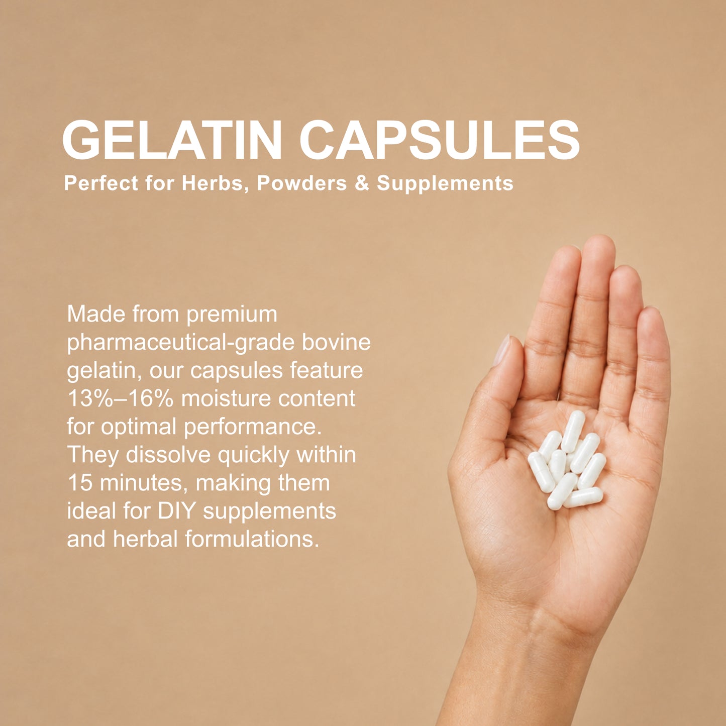 
                  
                    Empty Gelatin Pill Capsules -  DIY Gelatin Capsule Filling - Gelatin Pill Capsules Empty Caps 1000 Count Muti Color Available
                  
                
