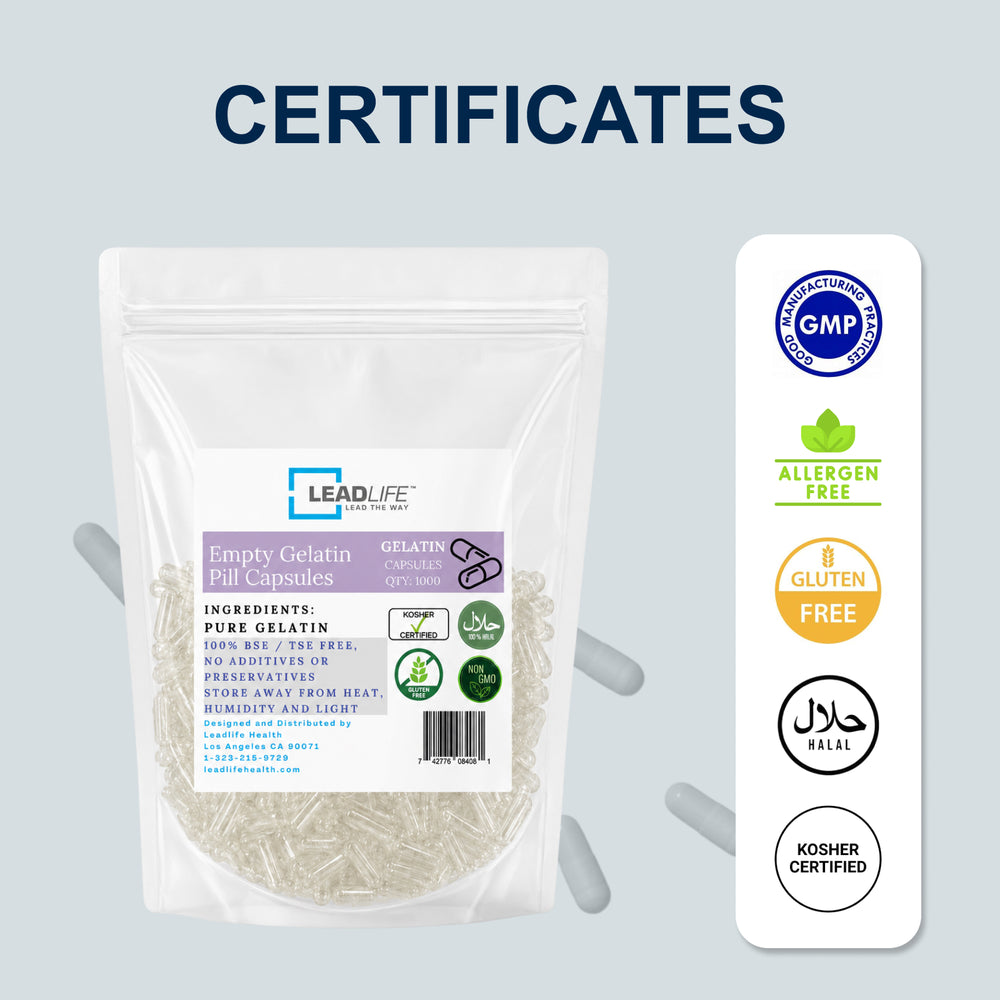 Empty Gelatin Capsules | Leadlife USA