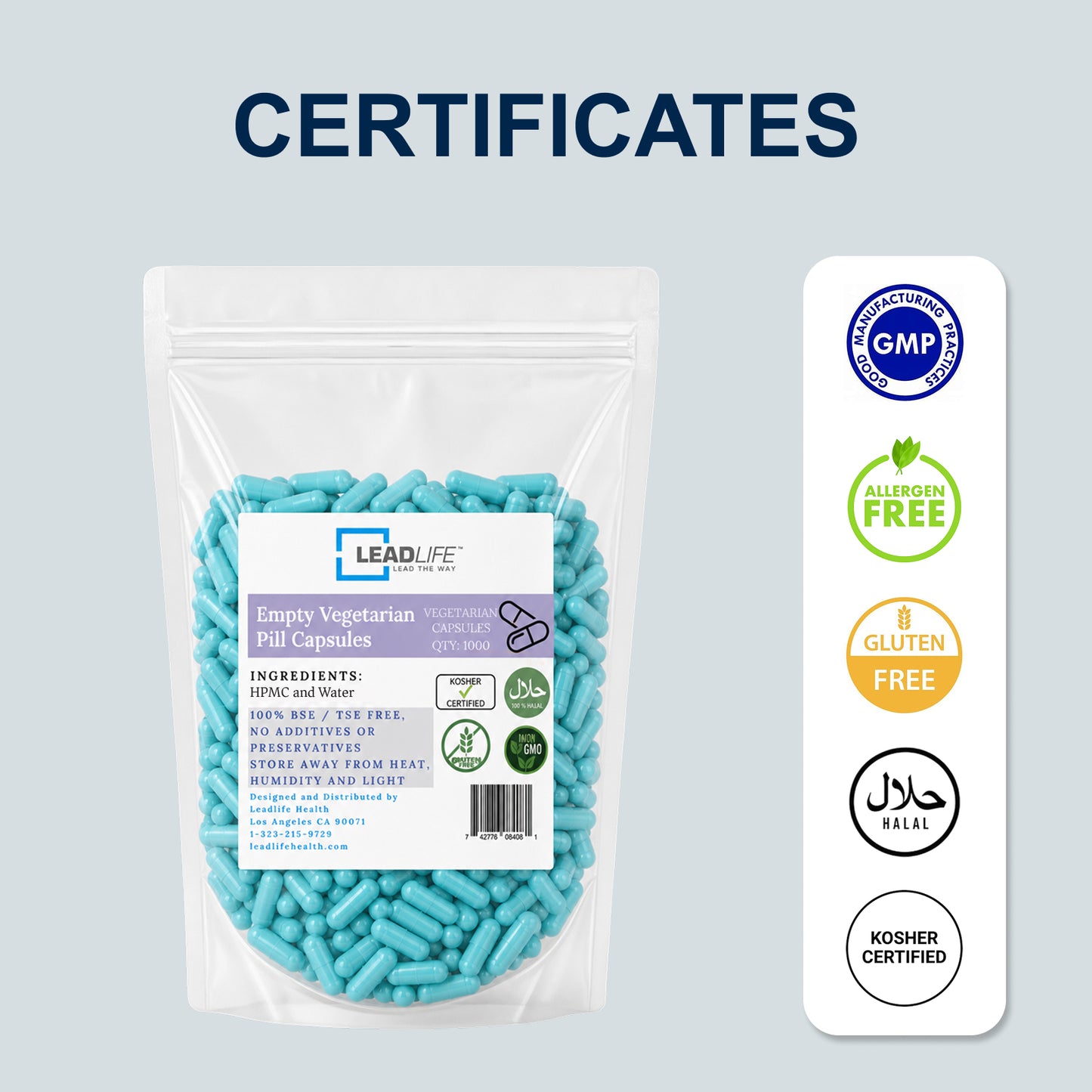 
                  
                    Empty Vegetarian Pill Capsules - DIY Vegetable Capsule Filling - Veggie Pill Capsules Empty Caps 1000 Count Muti Color Available
                  
                