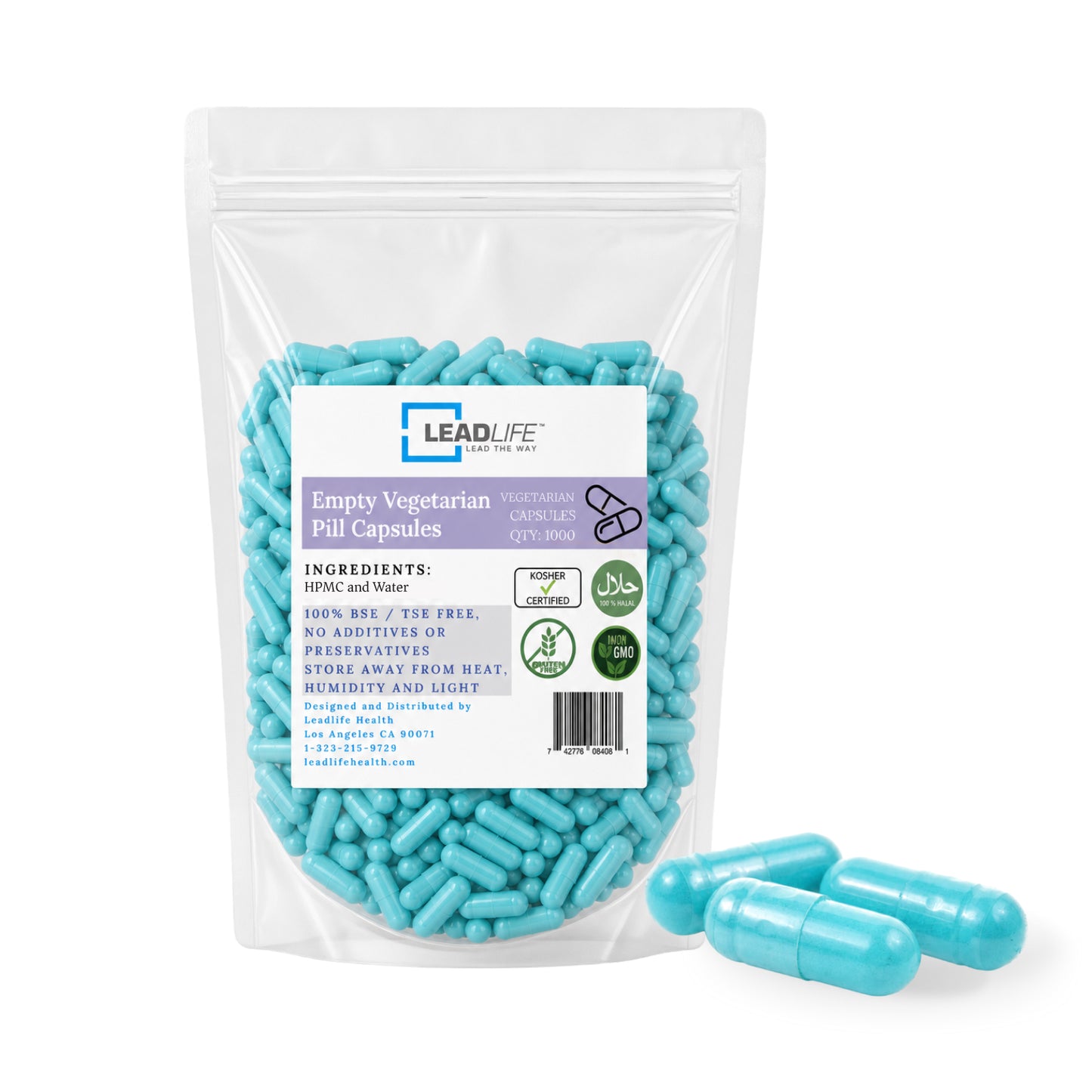 
                  
                    Empty Vegetarian Pill Capsules - DIY Vegetable Capsule Filling - Veggie Pill Capsules Empty Caps 1000 Count Muti Color Available
                  
                