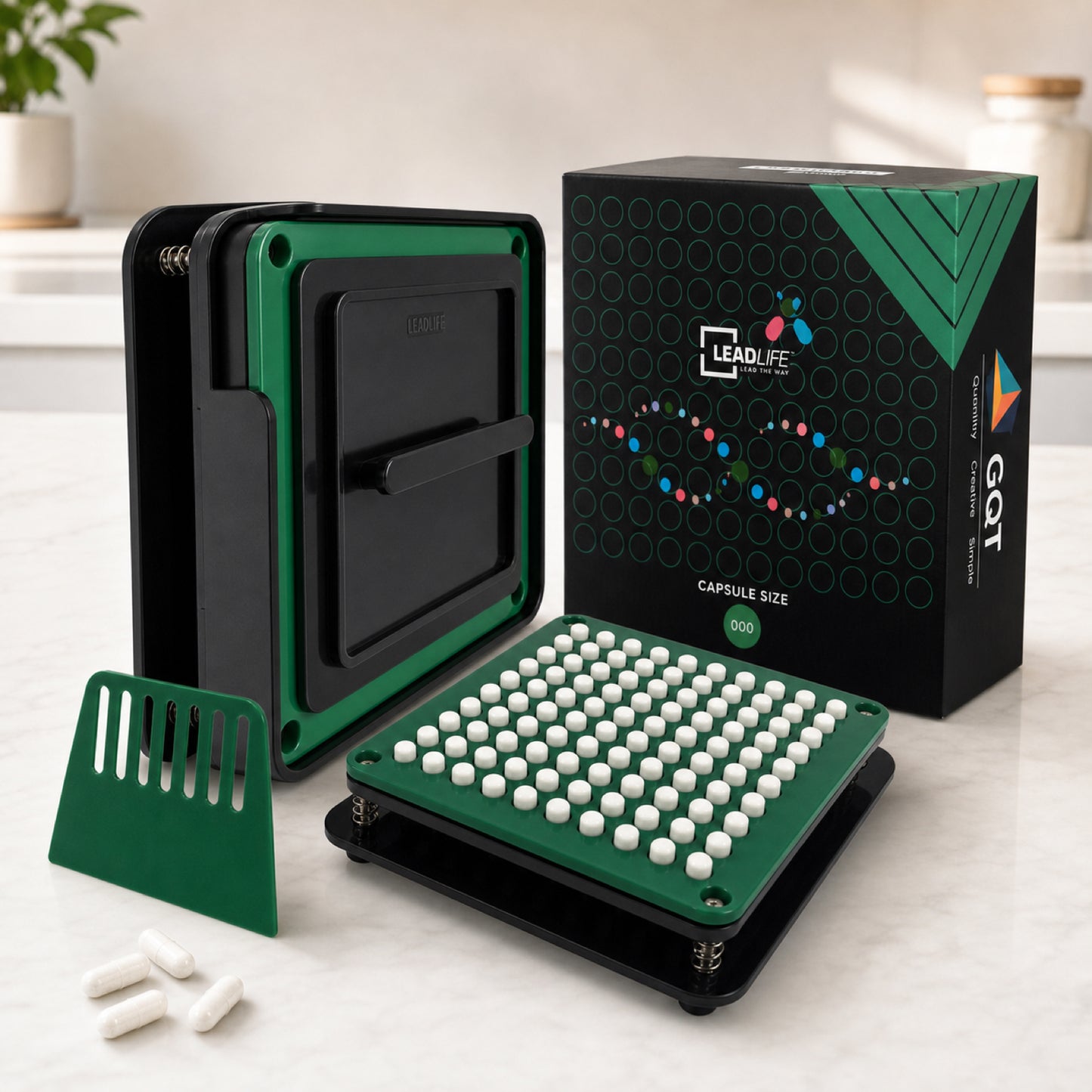 100-hole manual capsule filler i Series angled product view