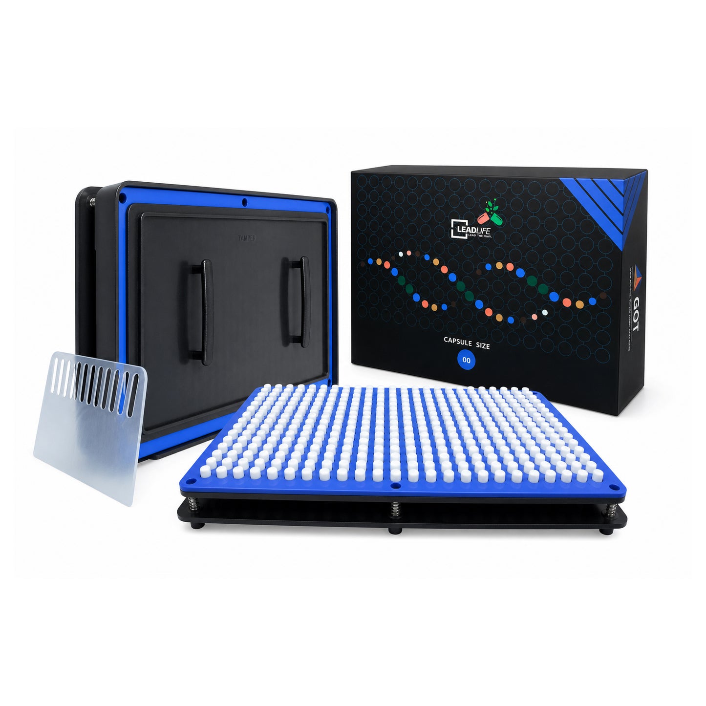 400-hole manual capsule filling machine i Series front view
