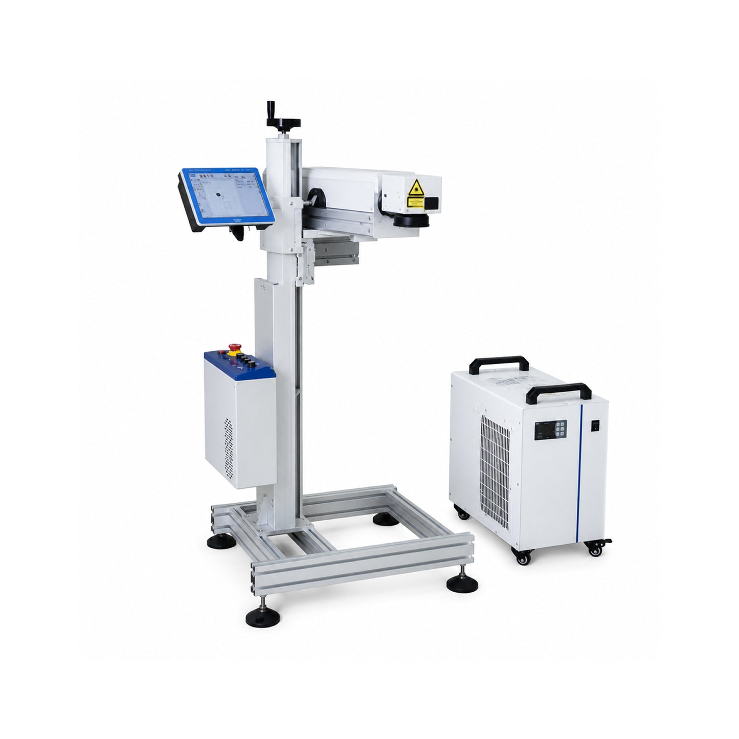 Laser marking machine for packaging line date coding