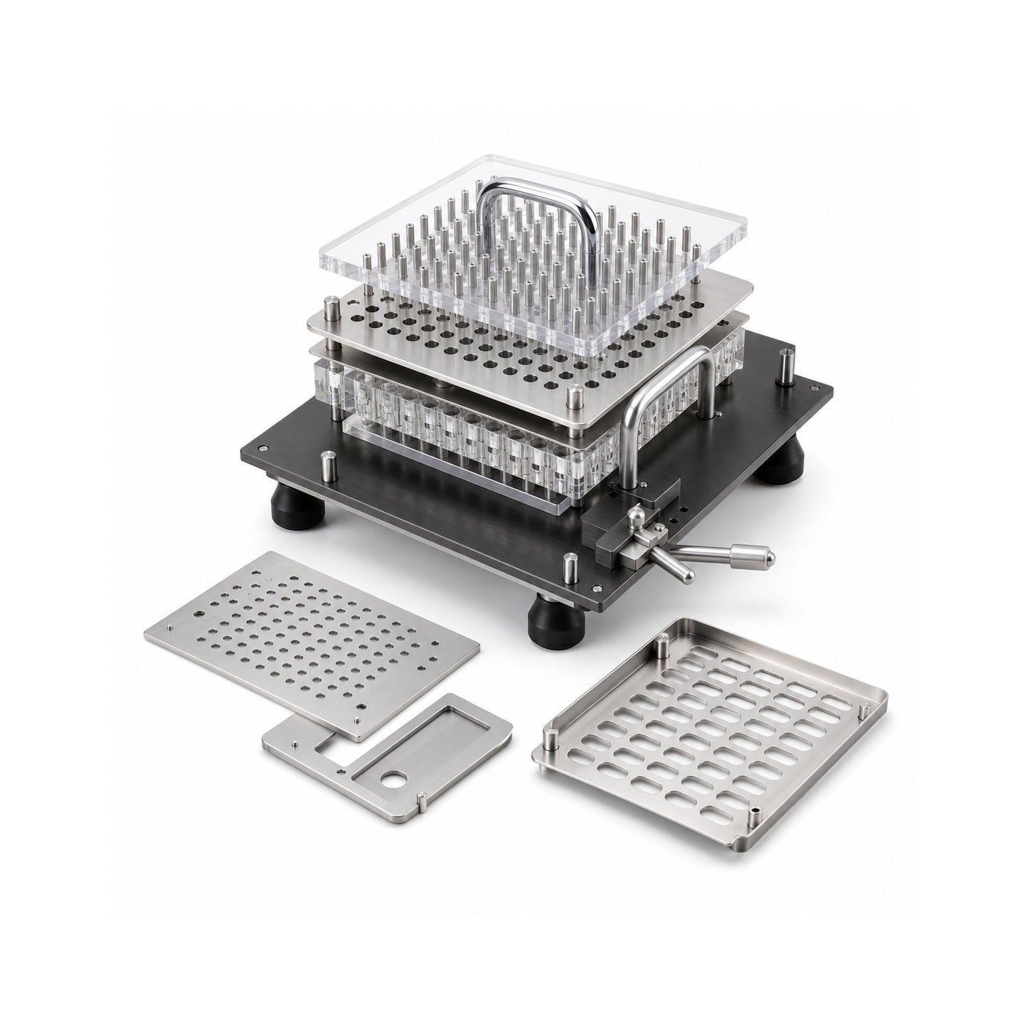 LE Series compact semi-automatic capsule filler angled product view