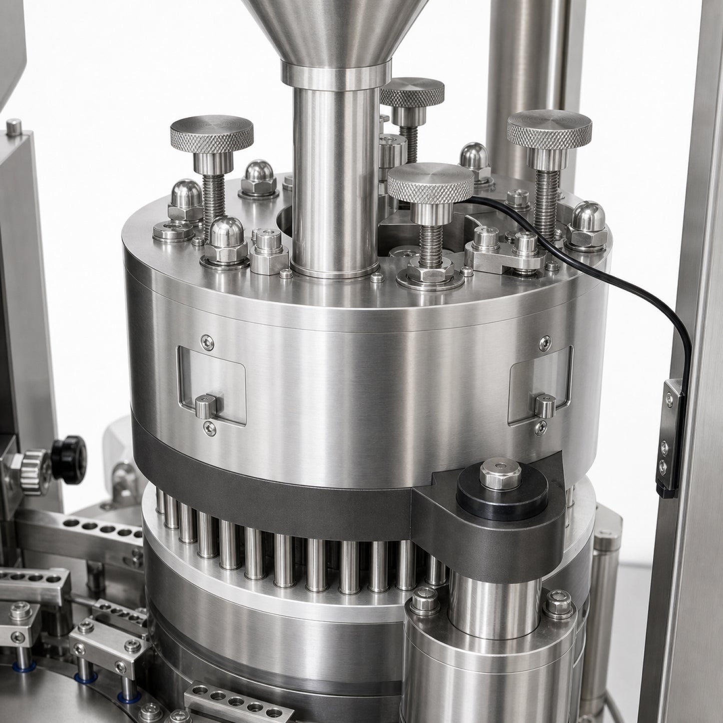 
                  
                    Leadlife NJP-1200C stainless steel capsule filling machine detail view 4
                  
                