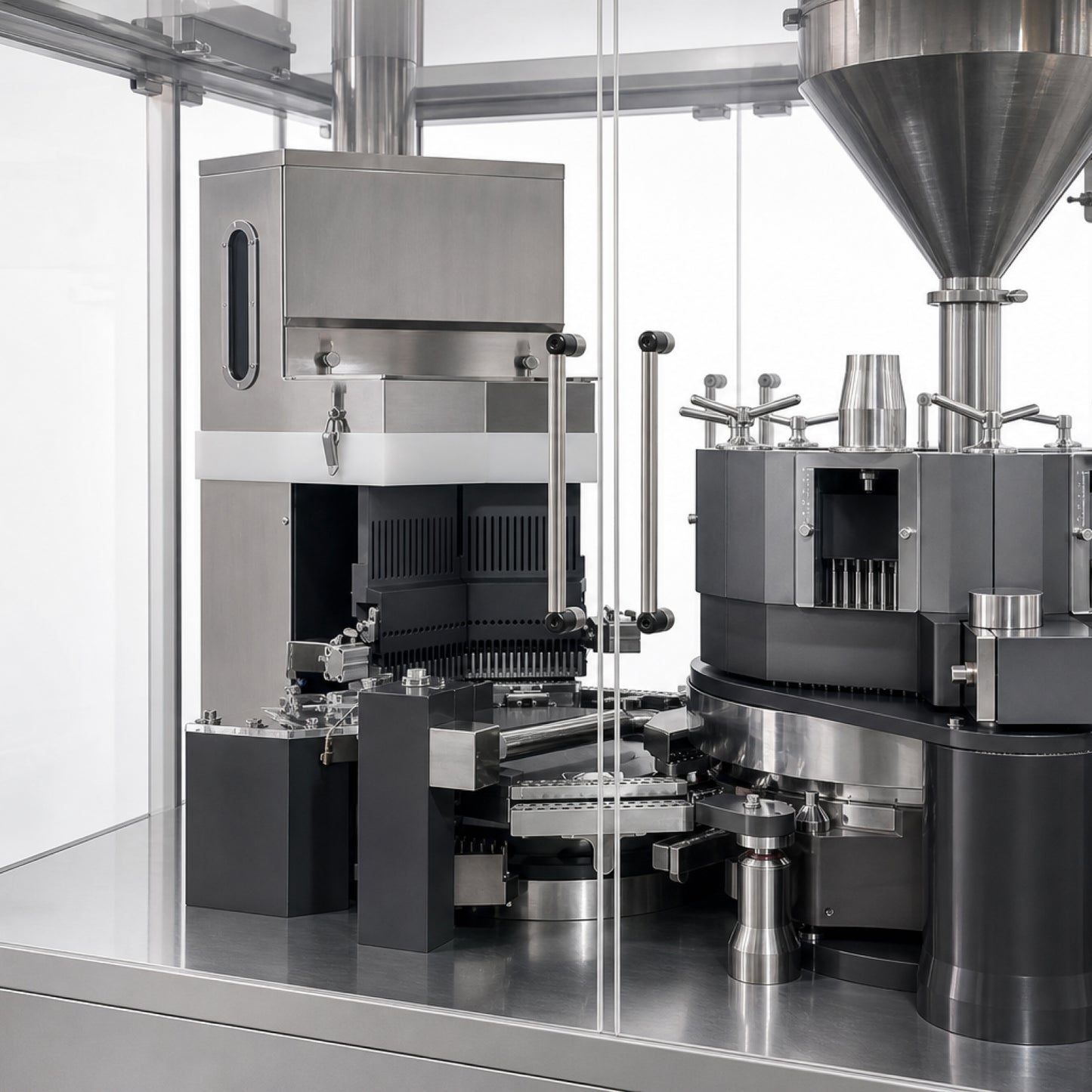 
                  
                    Leadlife NJP-4000C stainless steel capsule filling machine detail view 4
                  
                