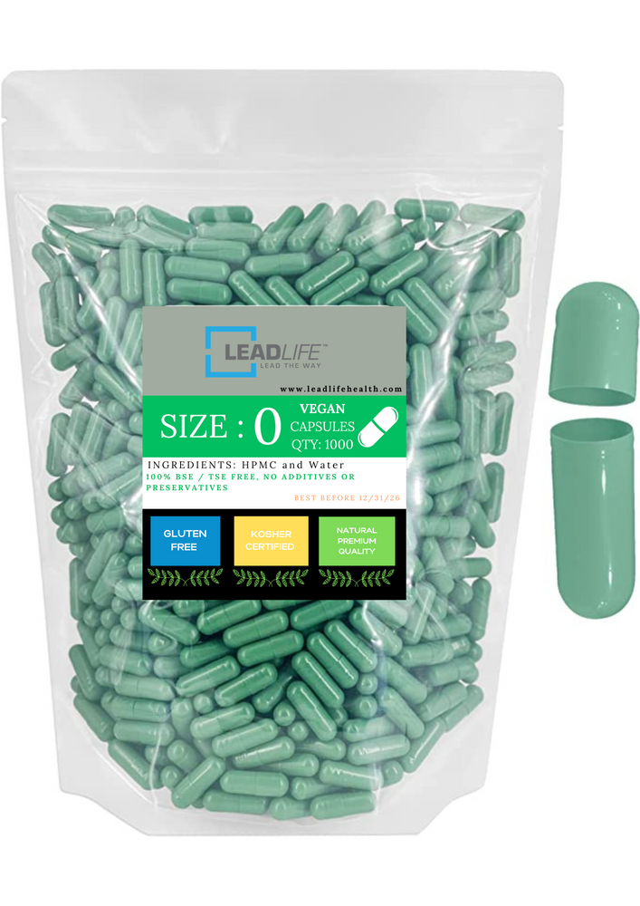 
                  
                    Veggie Pill Capsules in Green
                  
                